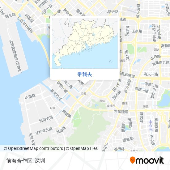 前海合作区地图
