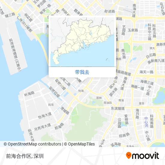前海合作区地图