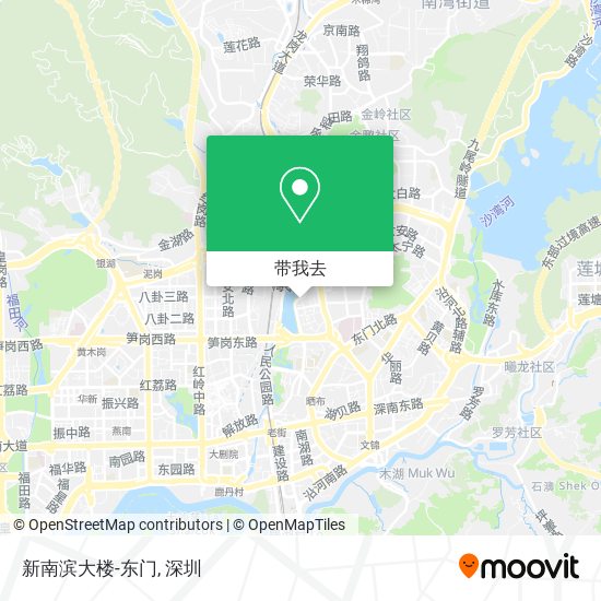 新南滨大楼-东门地图