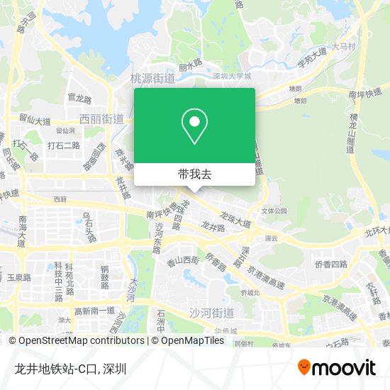 龙井地铁站-C口地图