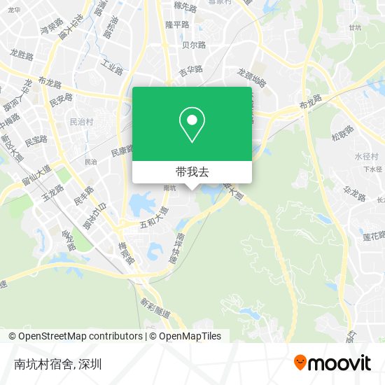 南坑村宿舍地图