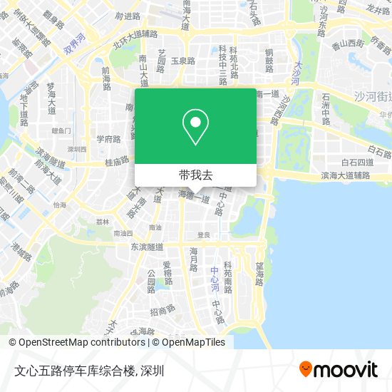 文心五路停车库综合楼地图