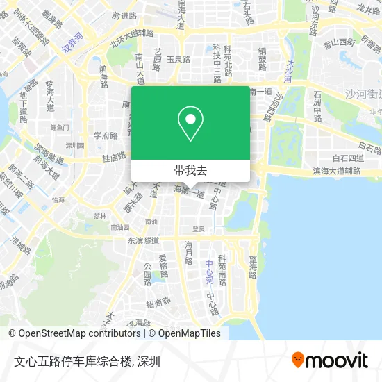 文心五路停车库综合楼地图