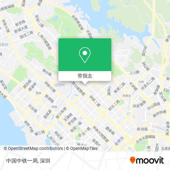 中国中铁一局地图