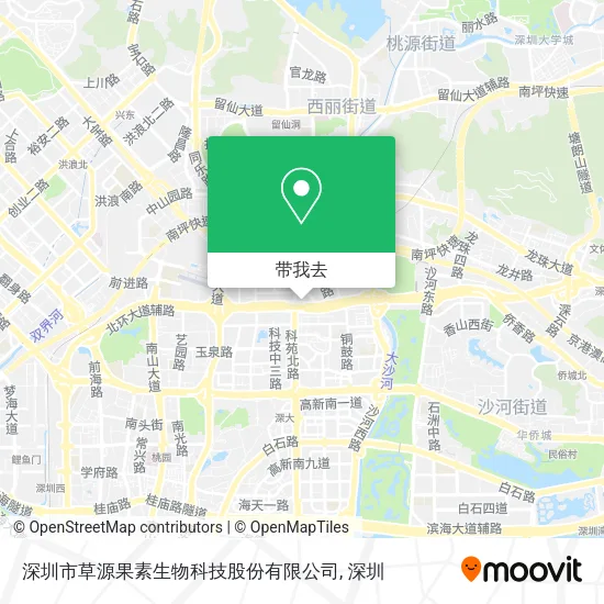 深圳市草源果素生物科技股份有限公司地图