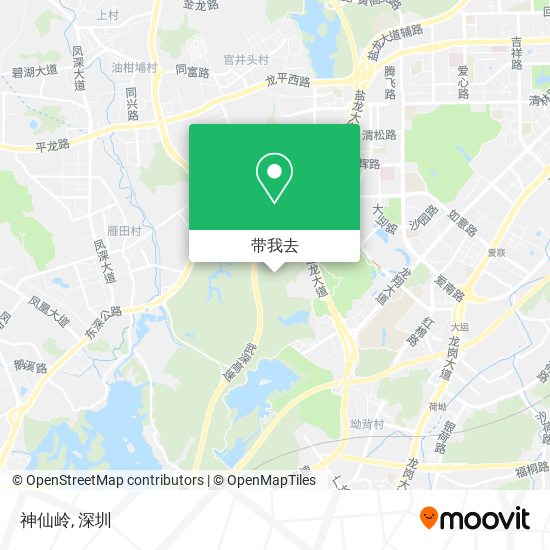 神仙岭地图