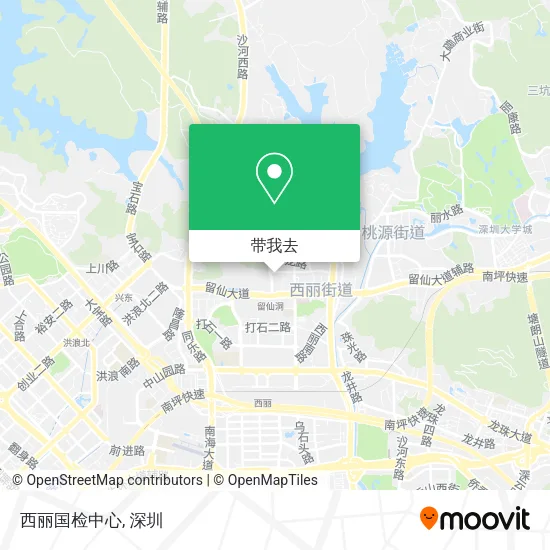 西丽国检中心地图
