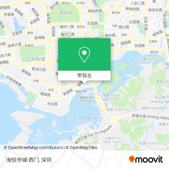海悦华城-西门地图
