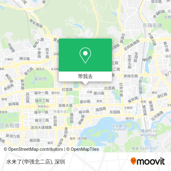 水来了(华强北二店)地图
