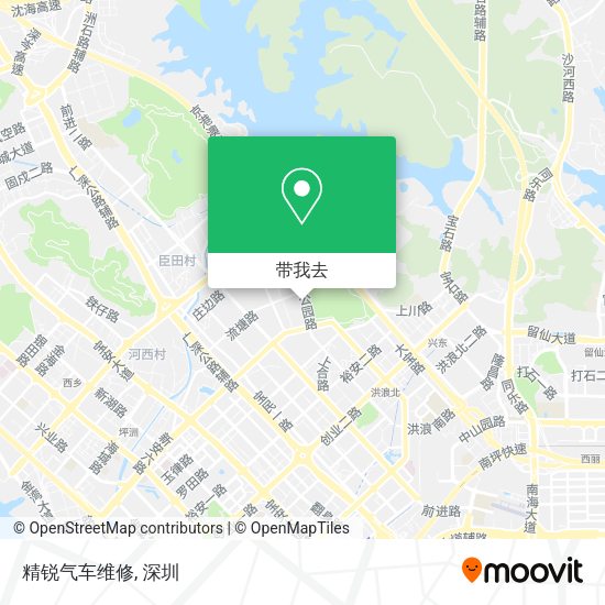 精锐气车维修地图