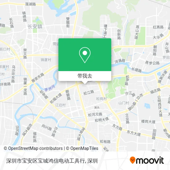 深圳市宝安区宝城鸿信电动工具行地图
