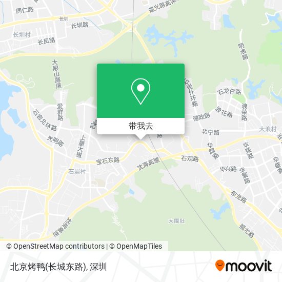 北京烤鸭(长城东路)地图