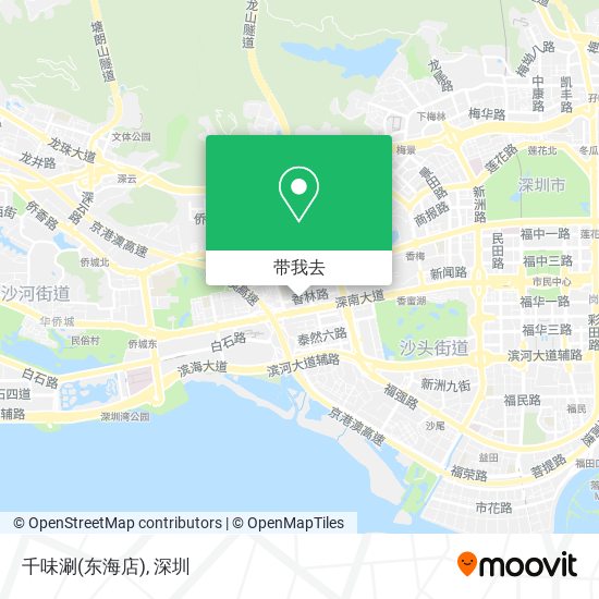 千味涮(东海店)地图