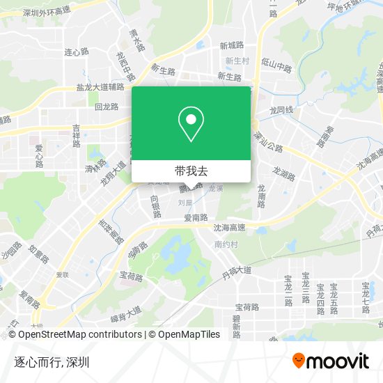 逐心而行地图