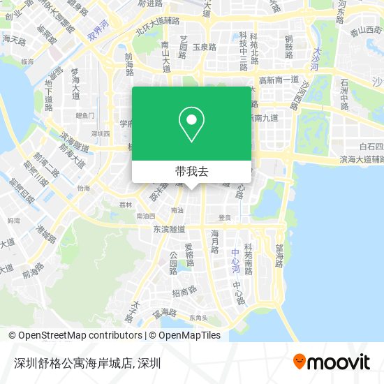 深圳舒格公寓海岸城店地图