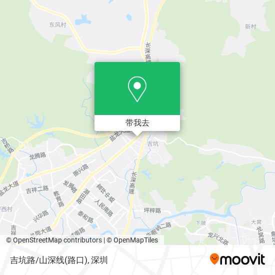 吉坑路/山深线(路口)地图