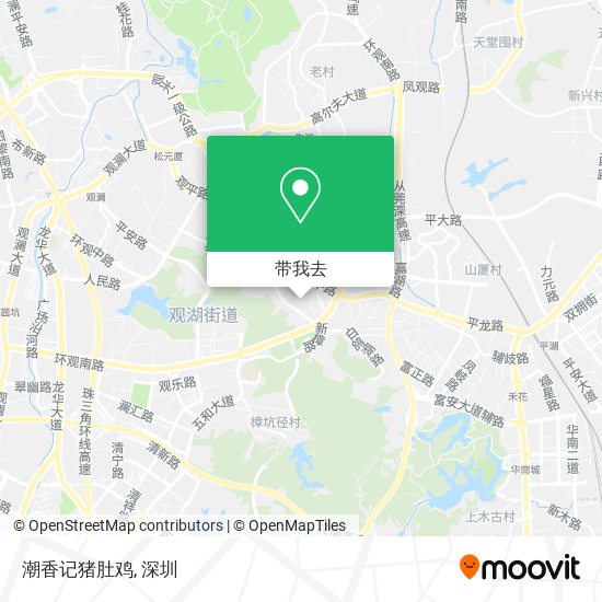 潮香记猪肚鸡地图