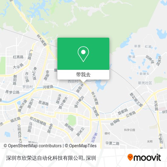 深圳市欣荣达自动化科技有限公司地图