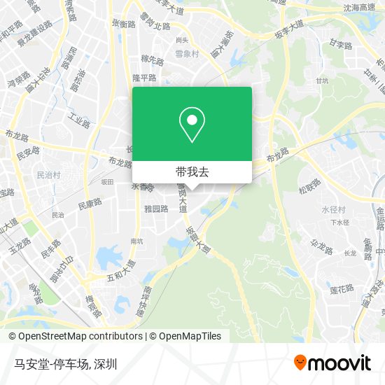 马安堂-停车场地图
