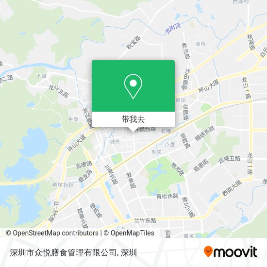 深圳市众悦膳食管理有限公司地图