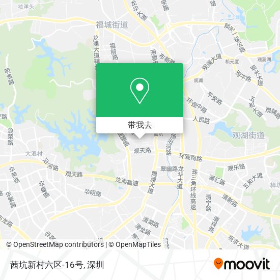 茜坑新村六区-16号地图