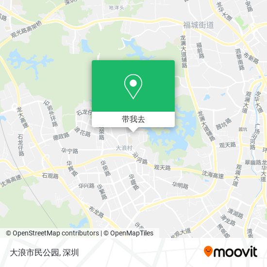 大浪市民公园地图