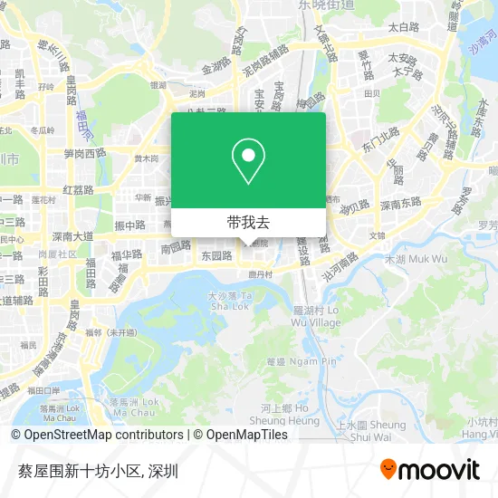 蔡屋围新十坊小区地图