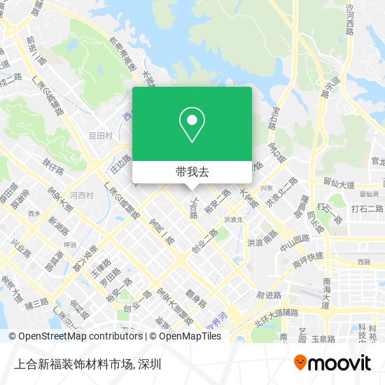 上合新福装饰材料市场地图