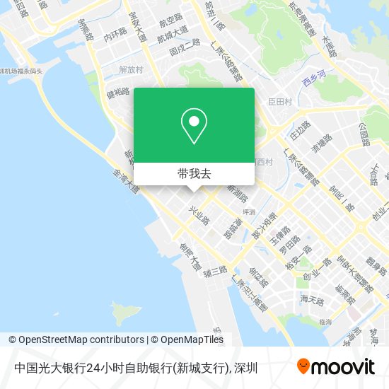 中国光大银行24小时自助银行(新城支行)地图