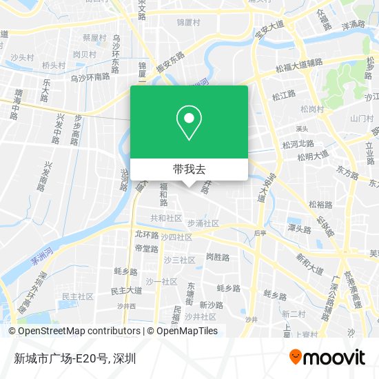 新城市广场-E20号地图