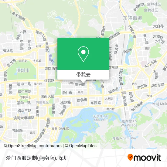 爱门西服定制(燕南店)地图