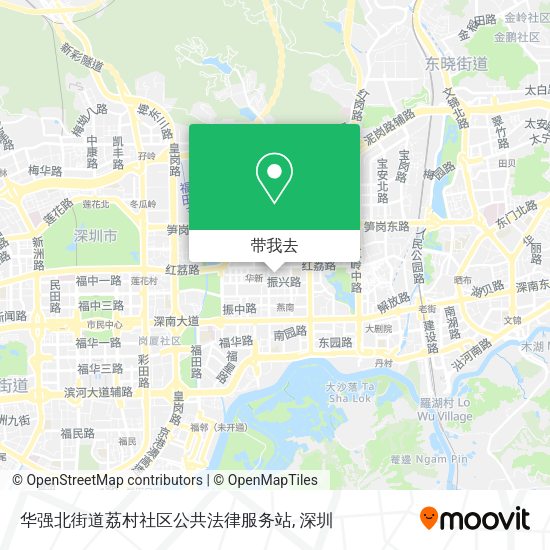 华强北街道荔村社区公共法律服务站地图