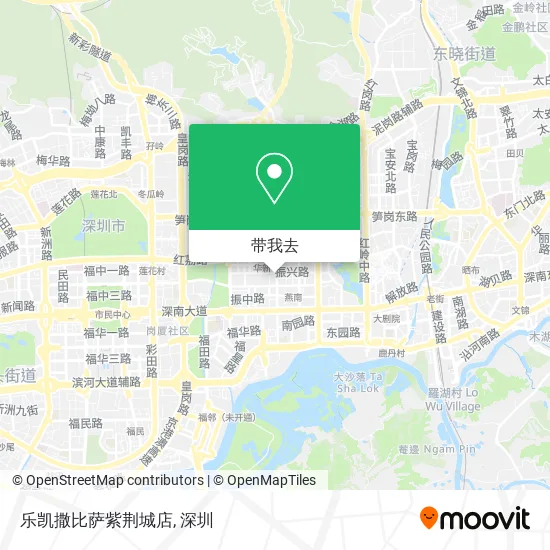 乐凯撒比萨紫荆城店地图