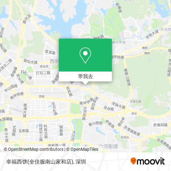 幸福西饼(全佳服南山家和店)地图