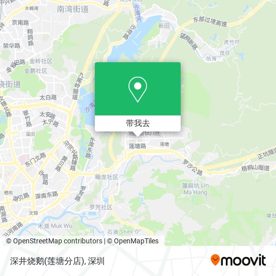 深井烧鹅(莲塘分店)地图