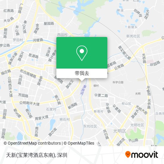 天新(宝莱湾酒店东南)地图