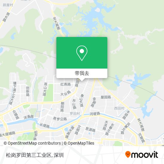 松岗罗田第三工业区地图