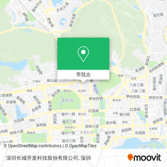 深圳长城开发科技股份有限公司地图