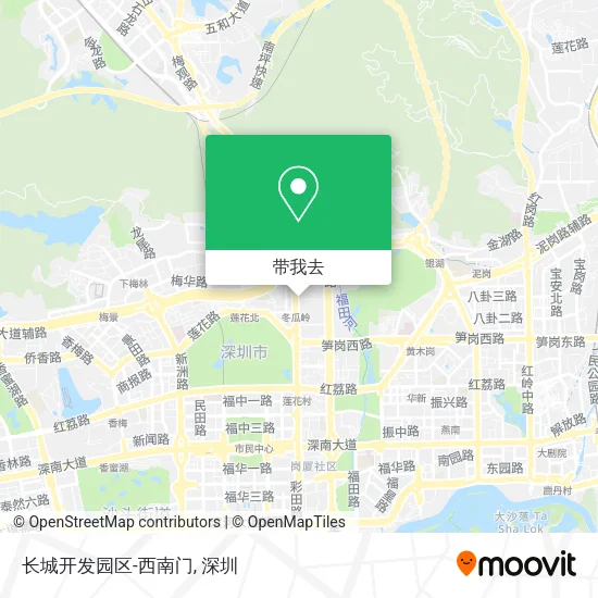 长城开发园区-西南门地图