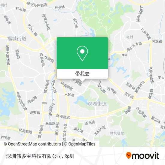 深圳伟多宝科技有限公司地图