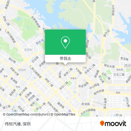 伟恒汽修地图