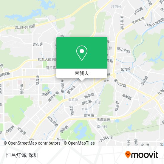 恒昌灯饰地图
