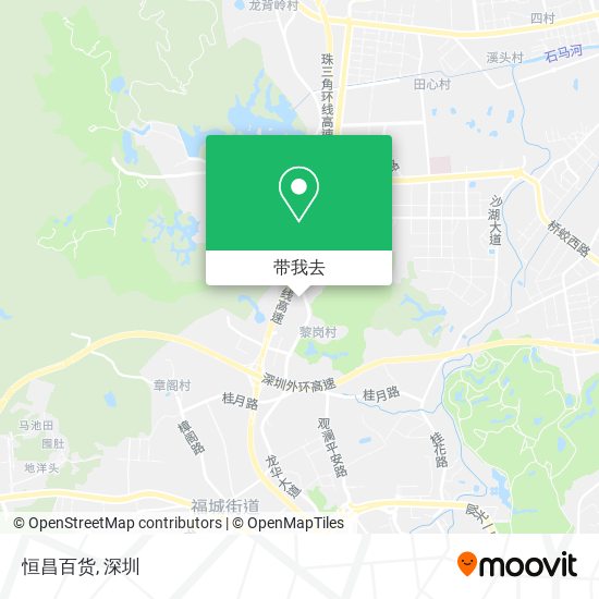 恒昌百货地图