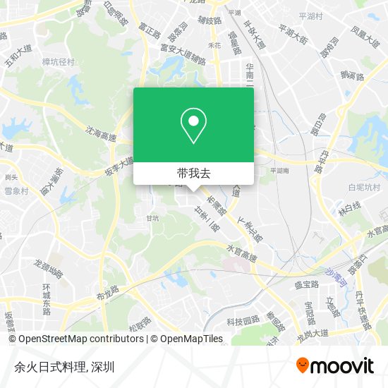 余火日式料理地图
