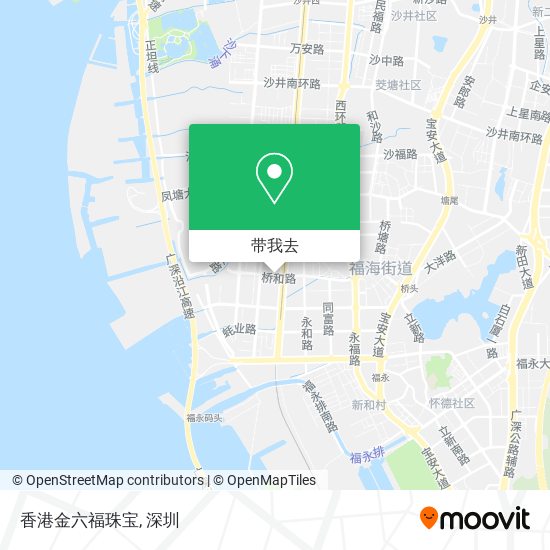 香港金六福珠宝地图