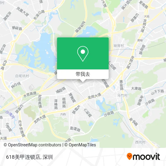 618美甲连锁店地图