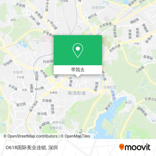 O618国际美业连锁地图
