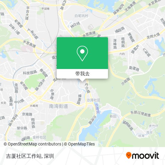 吉厦社区工作站地图