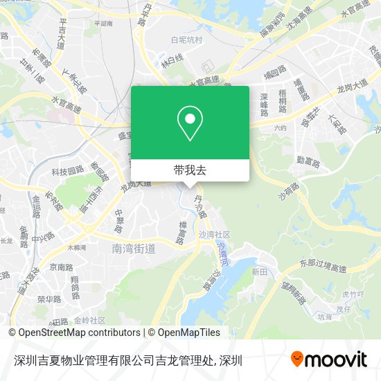 深圳吉夏物业管理有限公司吉龙管理处地图