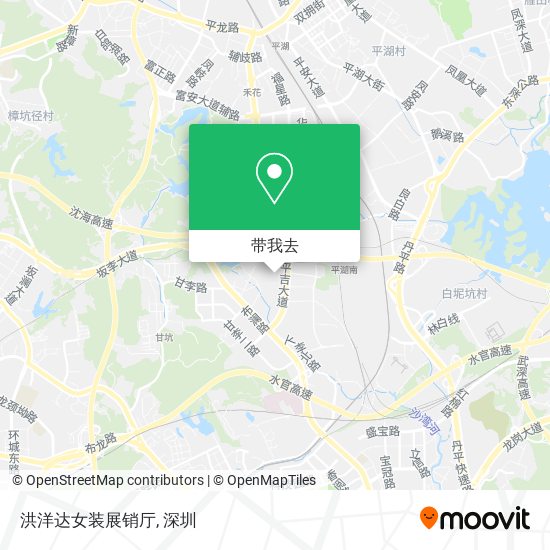 洪洋达女装展销厅地图